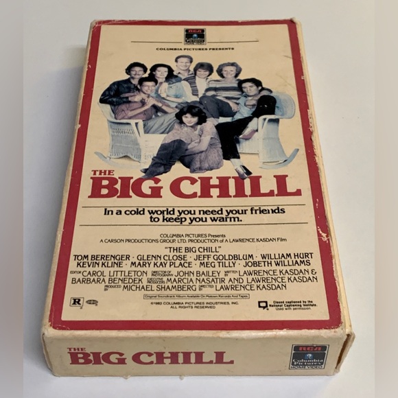 THE BIG CHILL Vintage 1983 Movie VHS Cassette Tape - Picture 6 of 8